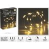 Kerst zilverdraad verlichting 40led buiten