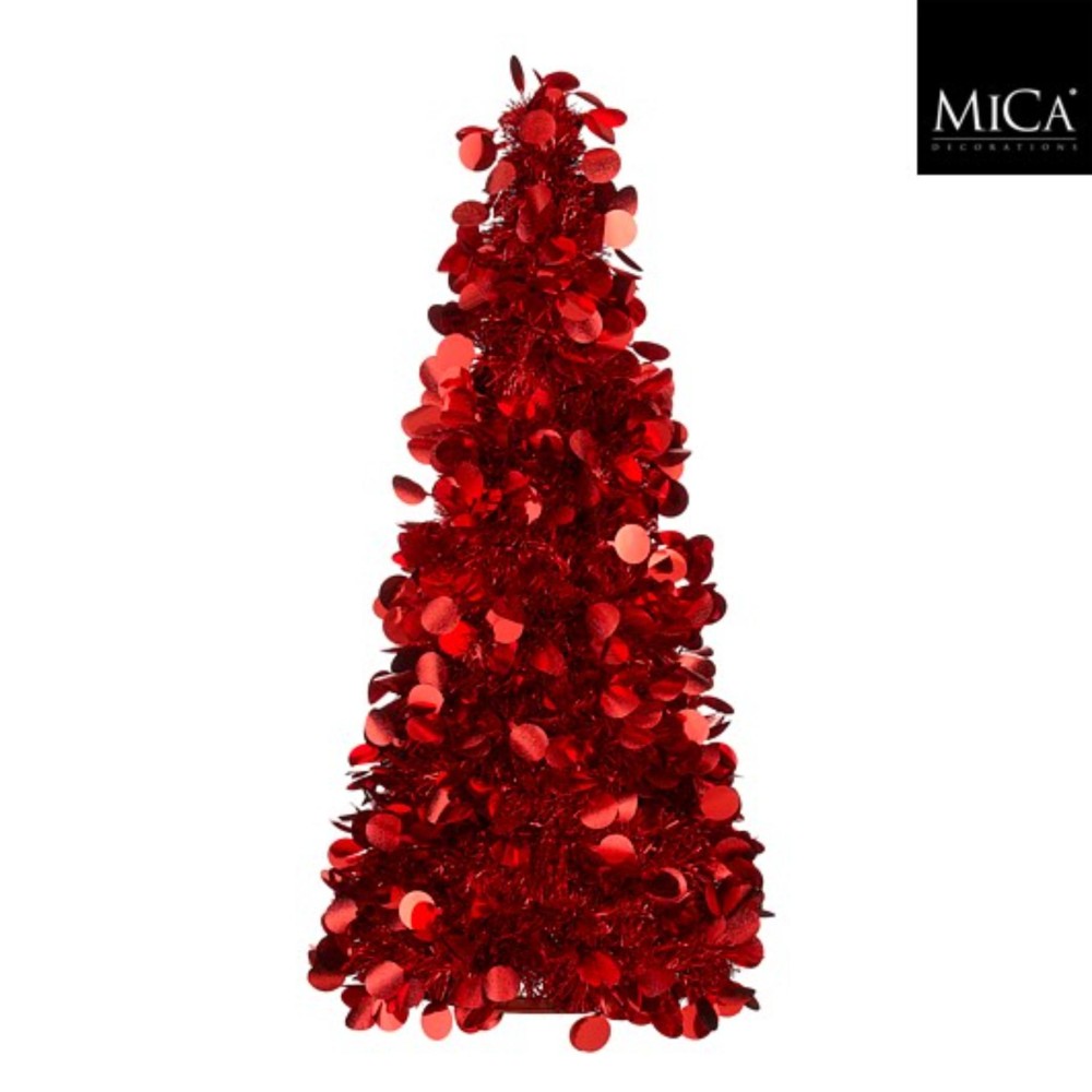 Kerstboom rood - h60xd22cm