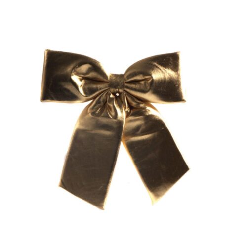 Hangdeco strik goud 33x43cm