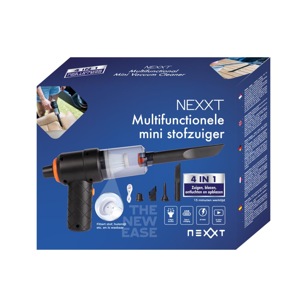 Nexxt 4-in-1 mini kruimeldief