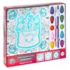 waterverf schilderset Kawaii 3x canvas  20c20cm 2 assorti (assortiment – willekeurige uitvoering)
