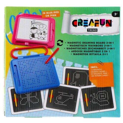 Creafun trend magnetisch tekenbord 2 in 1 2 assorti (assortiment – willekeurige uitvoering)