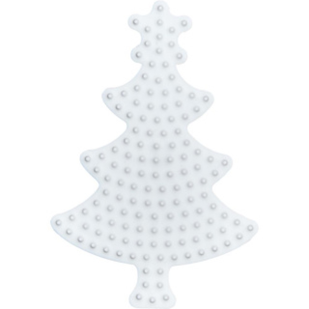 Hama Strijkkralen Grondplaat Kerstboom Wit - Afbeelding 2