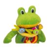 Knuffeldier kikker met rammelaar