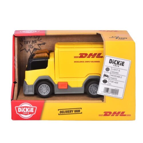 DHL Bezorgtruck Licht+geluid Dickie