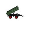 Tractor kiepaanhanger groen 1:24
