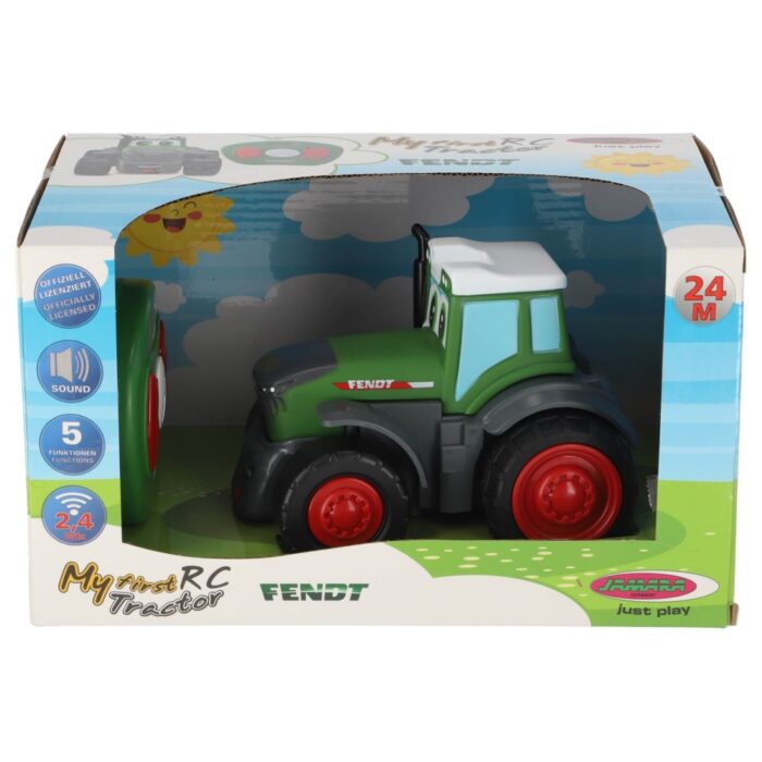 My first radiografisch bestuurbare auto Tractor  Fendt met geluid 2,4GHz