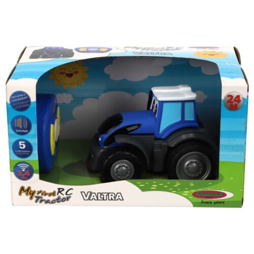 My first radiografisch bestuurbare auto Tractor Valtra met geluid 2,4GHz