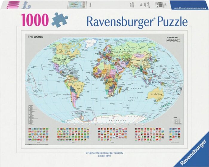 Staatkundige wereldkaart (1000)