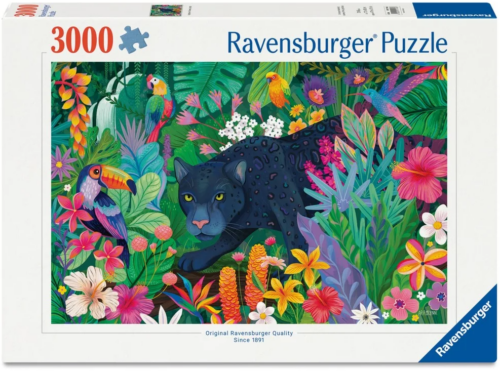 Panther in Flowery Jungle (3000)