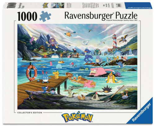 Ravensburger Pokemon: Vaporeon and Temperate Marine – Puzzel 1000 stukjes vanaf 14 jaar