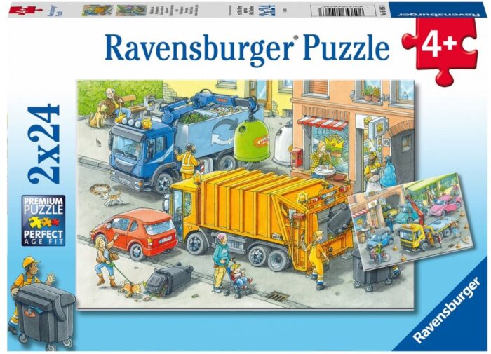 Vuilniswagen en Sleepwagen (2x24)