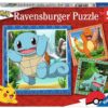 Pokemon Charmander, Bulbasaur and