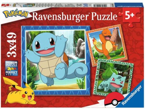 Pokemon Charmander, Bulbasaur and