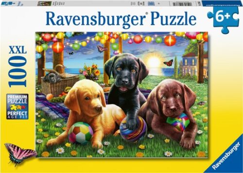 Ravensburger Honden Picknick (100XXL) – Puzzel 100 stukjes vanaf 6 jaar