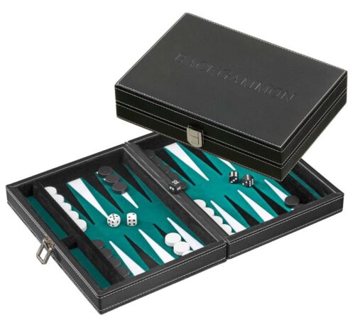 Backgammon Kassette Tinos Klein