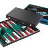 Backgammon Koffer Toernooi (Groen)
