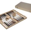 Backgammon Beige, Groot, Kunstleer