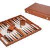 Backgammon Bruin, Groot, Kunstleer