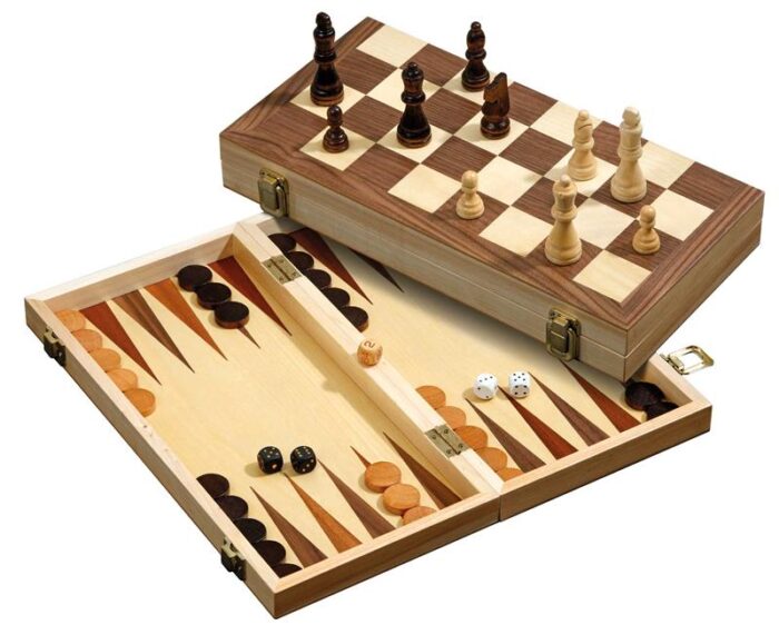 Schaak/Backgammon Kassette Veld 40 mm,