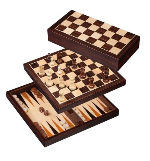 Schaak/Dam/Backgammon Kassette Veld 30