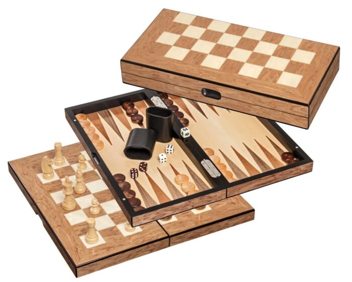 Schaak/Dam/Backgammon Kassette Veld 40