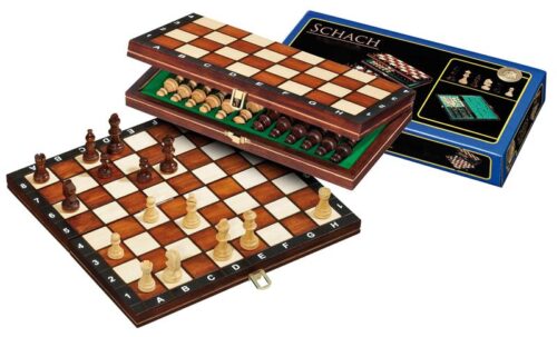 Philos Reis Schaak Kassette Veld 30 mm, Koningshoogte 48 mm – Bordspel vanaf 6 jaar