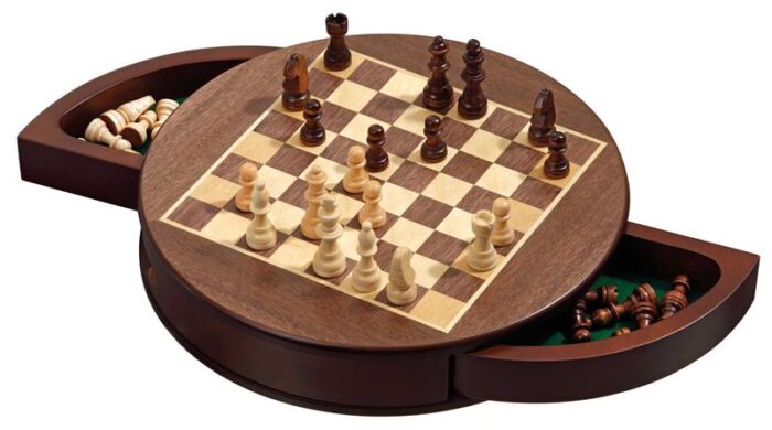 Schaak Kassette rond