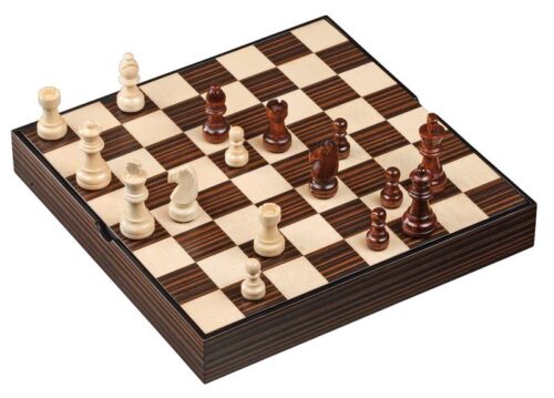 Schaakset Box Veld 34 mm, Koningshoogte