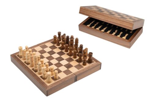 Philos Schaakcassette, Reis, Veld 16 mm, Magnetisch – Bordspel vanaf 6 jaar