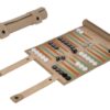 Backgammon, Reiskoffer, Oprolbaar Speelb