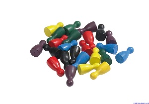 Halma Pionnen, 12x24 mm (120)