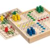 Philos Ludo/ Slangen en Ladders Mini – Bordspel vanaf 6 jaar