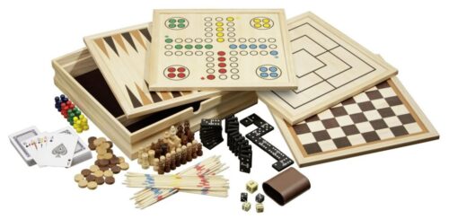 Houten Spellen Verzameling 10 Medium