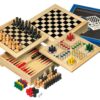 Houten Spellen Verzameling Reisversie