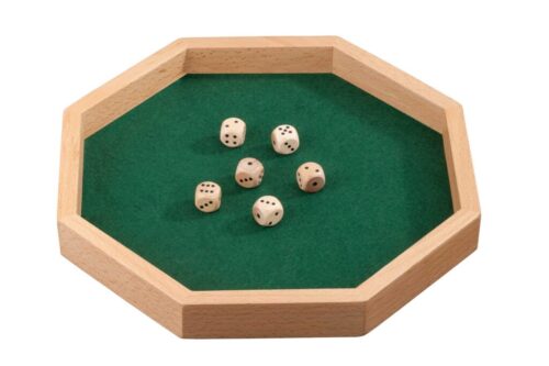 Dobbelsteenbak Hout Octagon