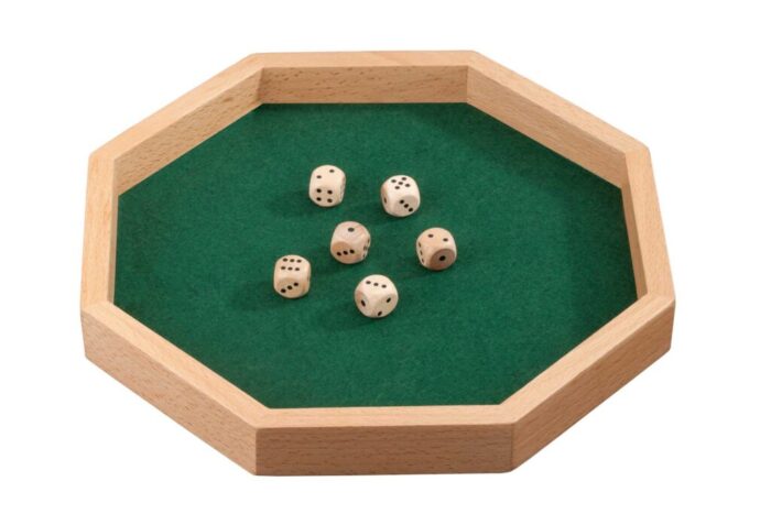 Dobbelsteenbak Hout Octagon