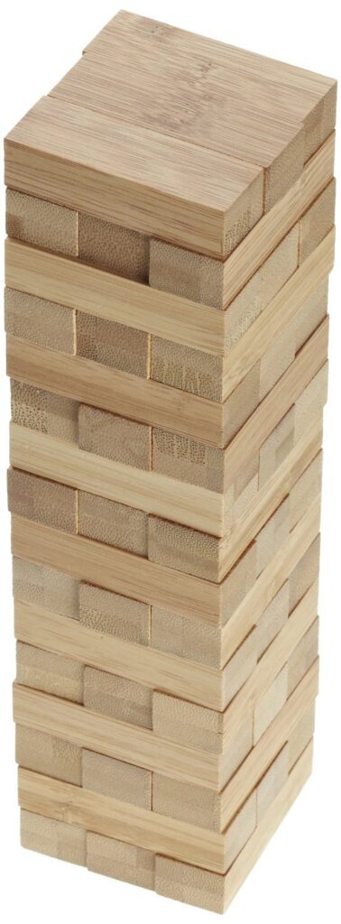 Vallende Toren (Jenga) Bamboe