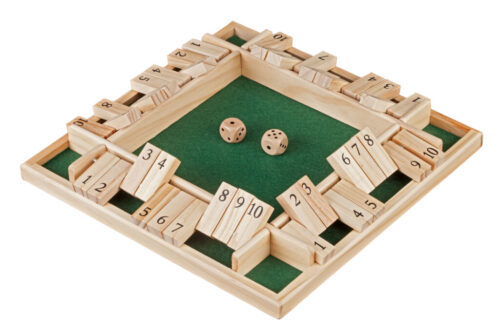 Shut the Box 10, voor 1-4 Spelers