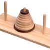 Toren van Hanoi (Hevea Hout)