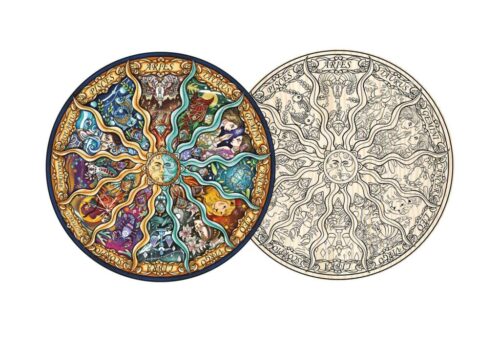 Artefact Houten Puzzel 2 in 1 Zodiac