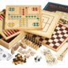 Philos Houten Spellenverzameling 10 – Bordspel vanaf 6 jaar