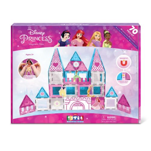 ZURU Tytan Magnetische tegels Princess kasteel 70 delig