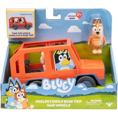 Bluey Heeler Family Road Trip Pack