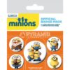 Minions buttons 5-Pack