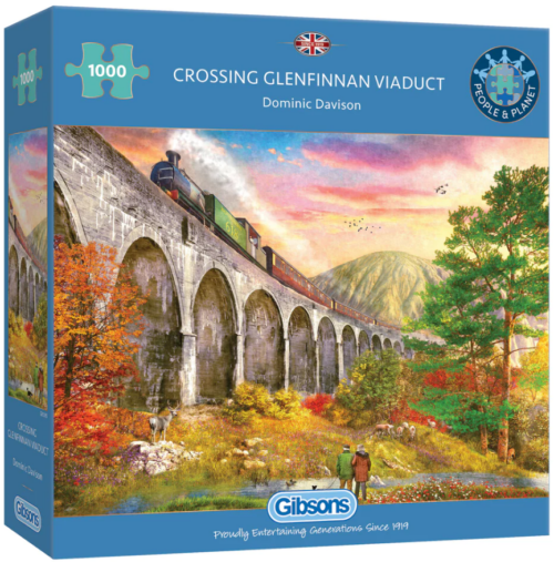 Crossing Glenfinnan Viaduct (1000)