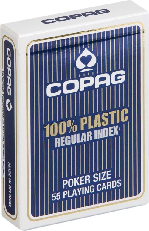 Copag 100% plastic Poker normal faces bl