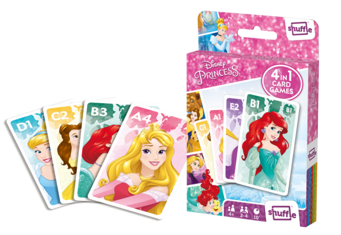 Shuffle - Disney Princess - 4 in 1 Kaart