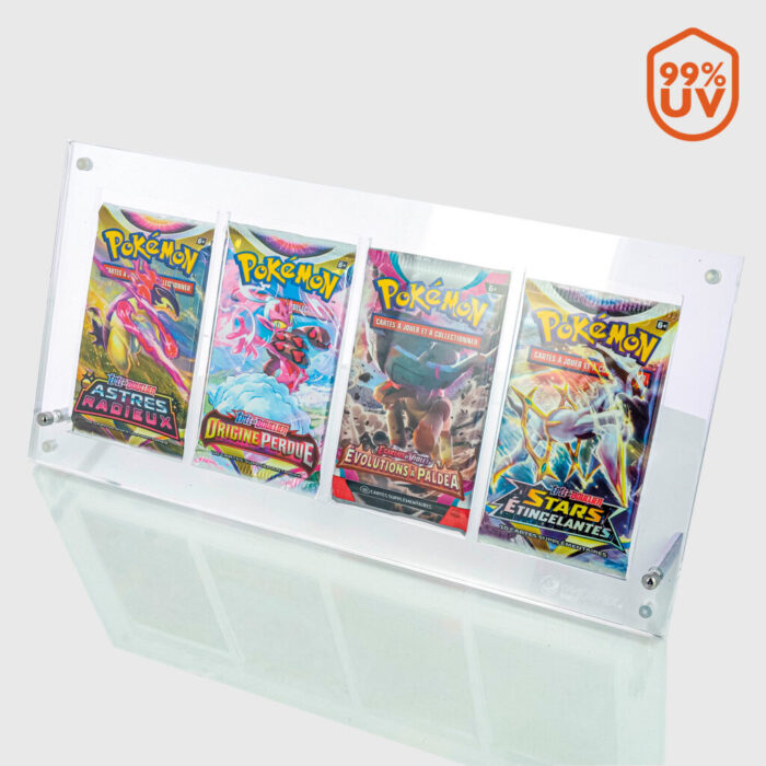 4 Slots Acrylic Booster Pack Holder