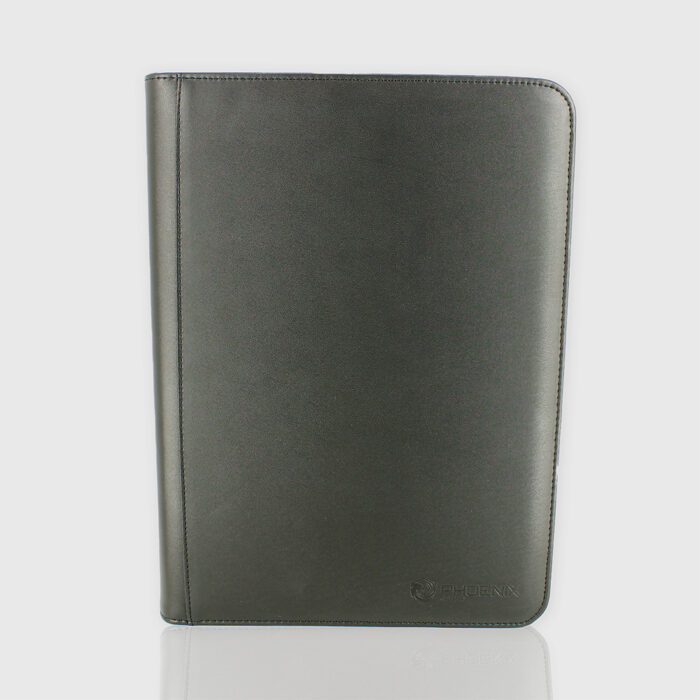 Zip 9-Pocket Portfolio Deluxe (Black) Fo